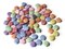 80 12.5mm Multi-Color Plastic Oyster Shell Mixed Color Seashell Beads bB1